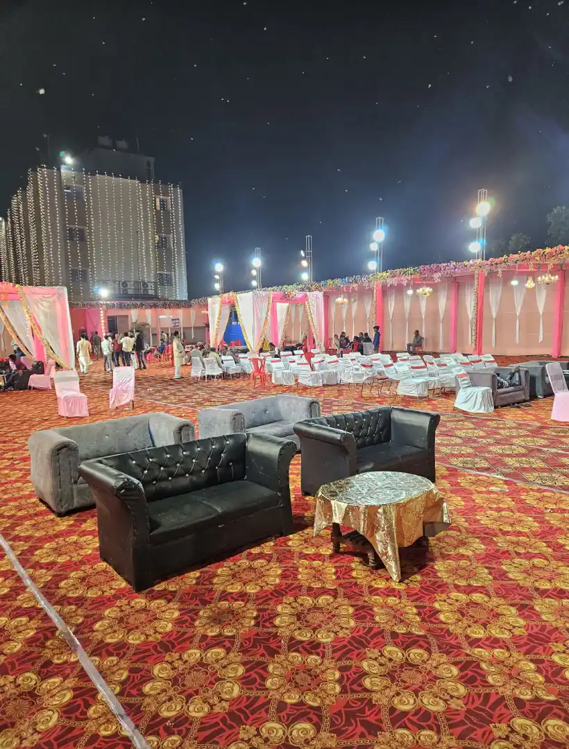 Beautiful wedding reception