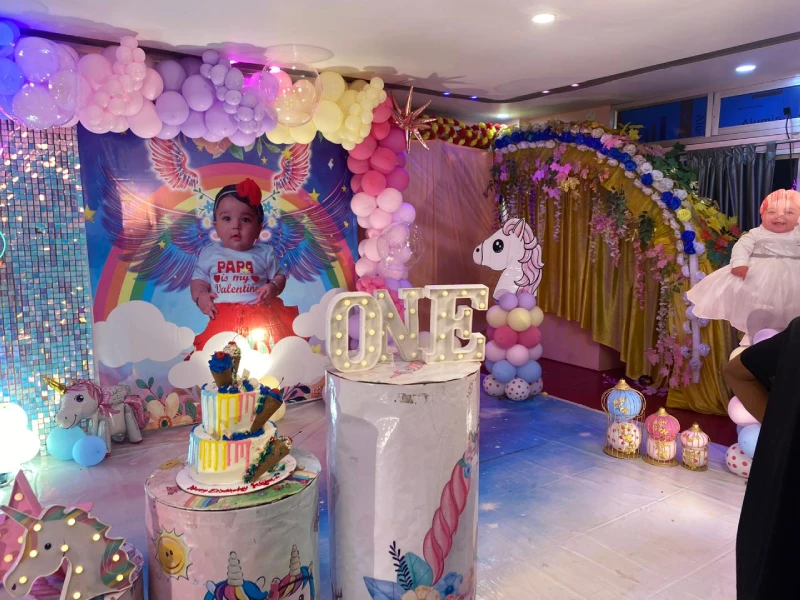 Engagement venue decoration